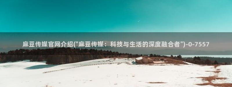 麻豆片单推荐