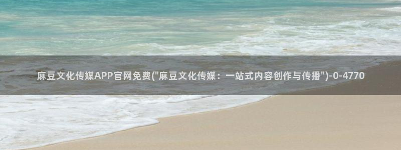 麻豆精选片单