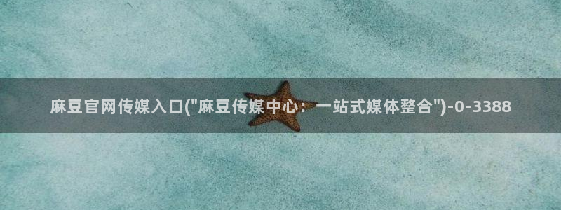 麻豆精选描述